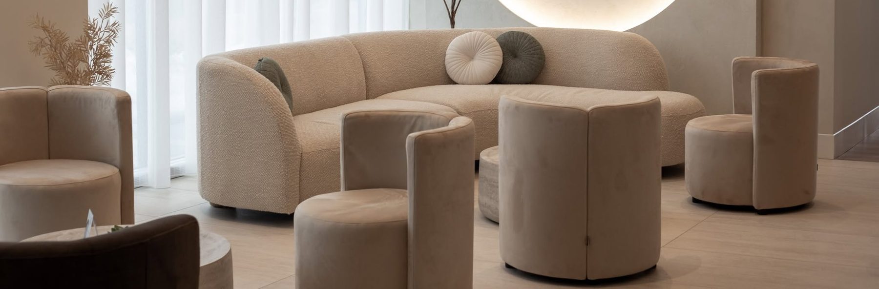 Salon d'accueil de La Muse Clinique, à Québec